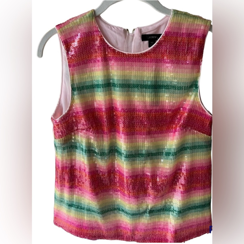 NWT J Crew Sequin Top